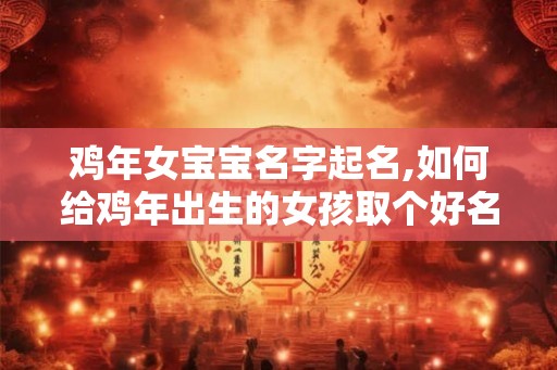 鸡年女宝宝名字起名,如何给鸡年出生的女孩取个好名