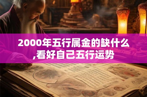 2000年五行属金的缺什么,看好自己五行运势