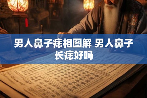 男人鼻子痣相图解 男人鼻子长痣好吗