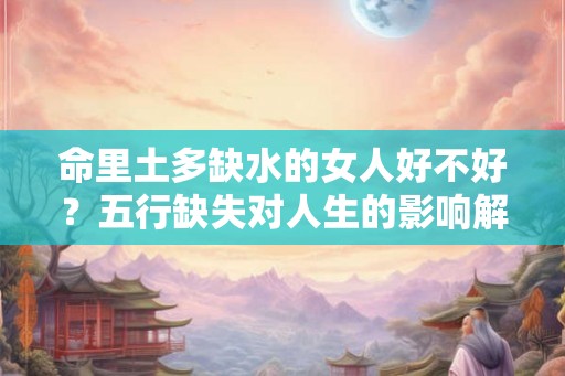 命里土多缺水的女人好不好?五行缺失对人生的影响解析 命里土多缺水的女人好不好?五行缺失对人生的影响解析