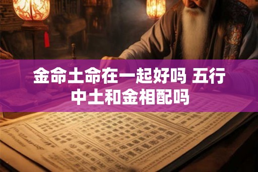 金命土命在一起好吗 五行中土和金相配吗