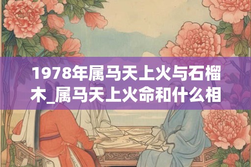 1978年属马天上火与石榴木_属马天上火命和什么相克