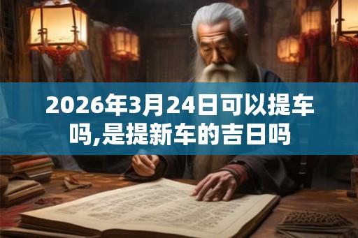 2026年3月24日可以提车吗,是提新车的吉日吗