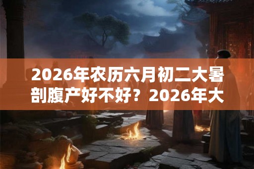 2026年农历六月初二大暑剖腹产好不好？2026年大暑生宝宝好吗？