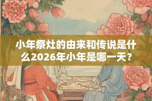 小年祭灶的由来和传说是什么2026年小年是哪一天？