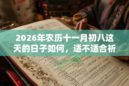 2026年农历十一月初八这天的日子如何，适不适合祈福求财？