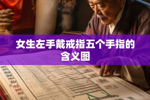 女生左手戴戒指五个手指的含义图