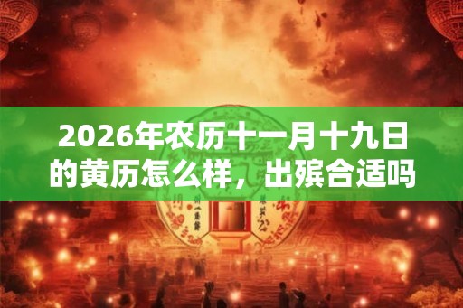 2026年农历十一月十九日的黄历怎么样，出殡合适吗？