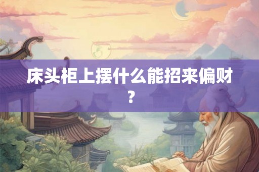床头柜上摆什么能招来偏财？