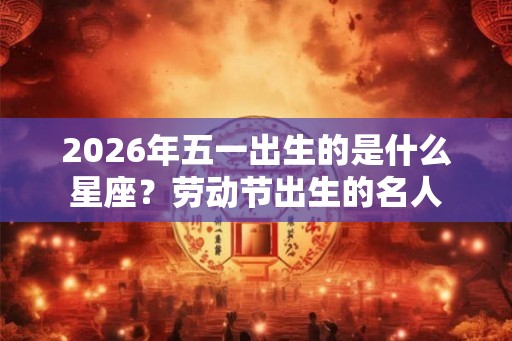 2026年五一出生的是什么星座？劳动节出生的名人