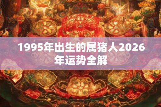 1995年出生的属猪人2026年运势全解