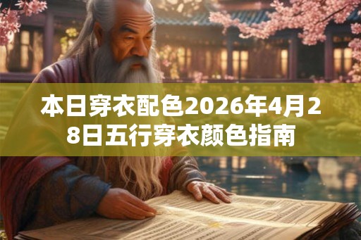 本日穿衣配色2026年4月28日五行穿衣颜色指南 本日穿衣配色2026年4月28日五行穿衣颜色指南