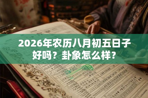 2026年农历八月初五日子好吗？卦象怎么样？
