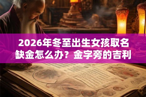 2026年冬至出生女孩取名缺金怎么办？金字旁的吉利字
