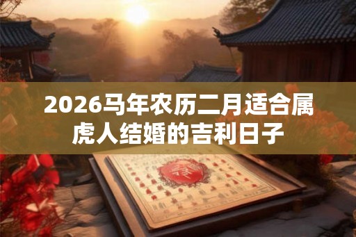 2026马年农历二月适合属虎人结婚的吉利日子