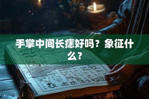 手掌中间长痣好吗？象征什么？