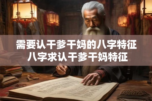 需要认干爹干妈的八字特征 八字求认干爹干妈特征 需要认干爹干妈的八字特征 八字求认干爹干妈特征