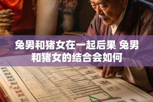 兔男和猪女在一起后果 兔男和猪女的结合会如何