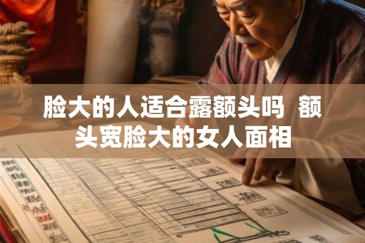 脸大的人适合露额头吗  额头宽脸大的女人面相