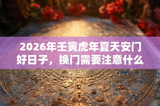 2026年壬寅虎年夏天安门好日子，换门需要注意什么？