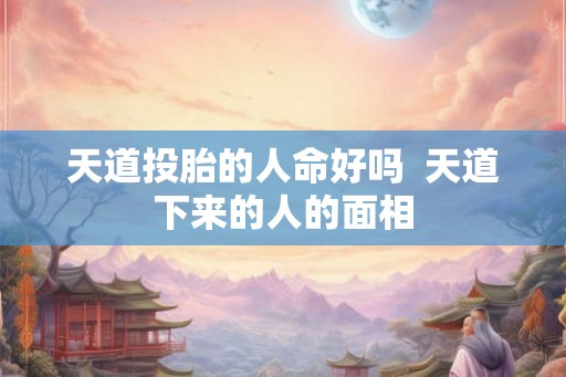 天道投胎的人命好吗  天道下来的人的面相
