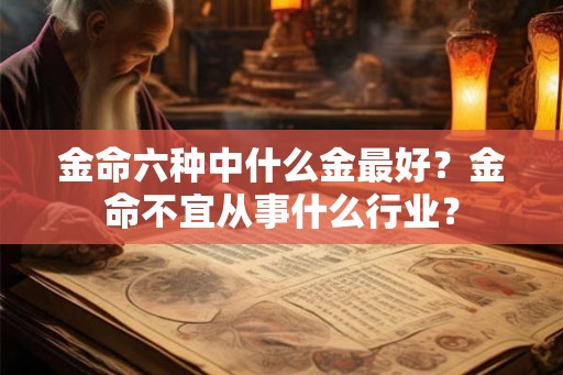 金命六种中什么金最好?金命不宜从事什么行业? 金命六种中什么金最好?金命不宜从事什么行业?