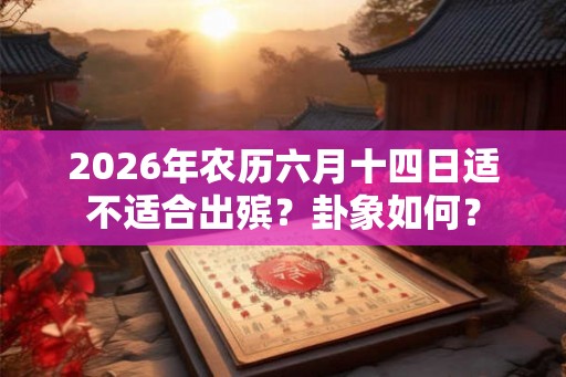 2026年农历六月十四日适不适合出殡？卦象如何？