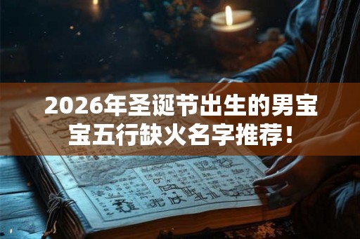2026年圣诞节出生的男宝宝五行缺火名字推荐! 2026年圣诞节出生的男宝宝五行缺火名字推荐!