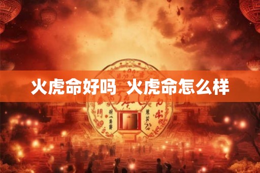 火虎命好吗  火虎命怎么样
