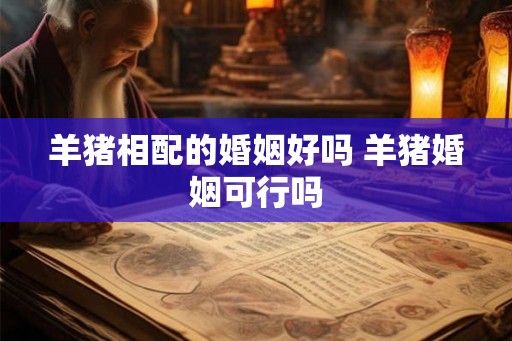 羊猪相配的婚姻好吗 羊猪婚姻可行吗