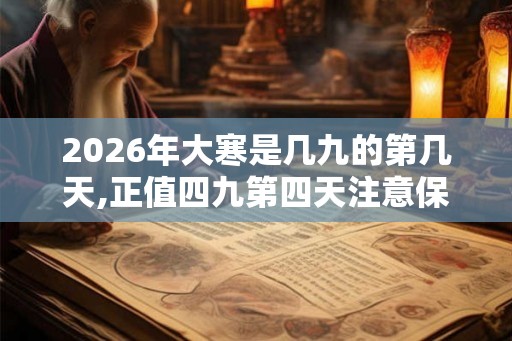 2026年大寒是几九的第几天,正值四九第四天注意保暖 2026年大寒是几九的第几天,正值四九第四天注意保暖