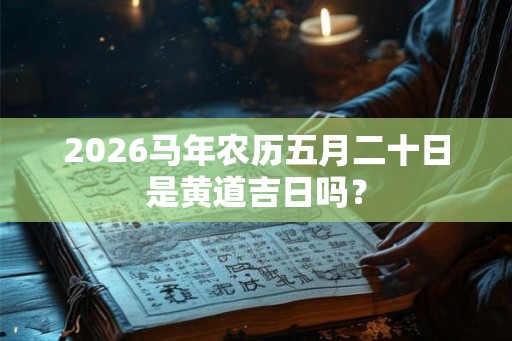 2026马年农历五月二十日是黄道吉日吗? 2026马年农历五月二十日是黄道吉日吗?