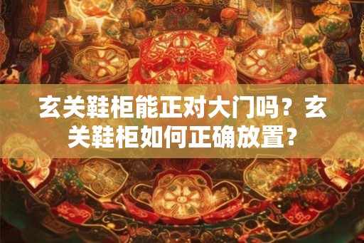 玄关鞋柜能正对大门吗？玄关鞋柜如何正确放置？