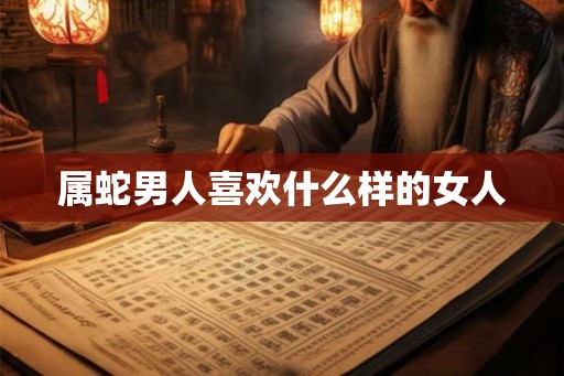 属蛇男人喜欢什么样的女人