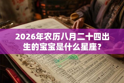 2026年农历八月二十四出生的宝宝是什么星座? 2026年农历八月二十四出生的宝宝是什么星座?