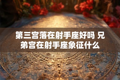 第三宫落在射手座好吗 兄弟宫在射手座象征什么