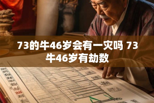 73的牛46岁会有一灾吗 73牛46岁有劫数