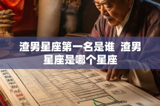 渣男星座第一名是谁  渣男星座是哪个星座
