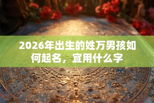 2026年出生的姓万男孩如何起名，宜用什么字