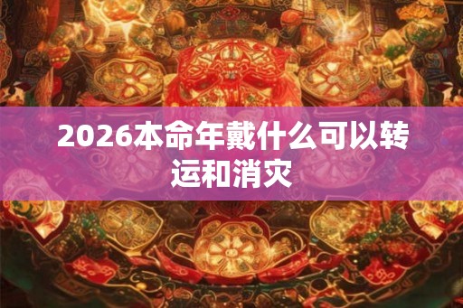 2026本命年戴什么可以转运和消灾 2026本命年戴什么可以转运和消灾