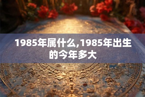 1985年属什么,1985年出生的今年多大 1985年属什么,1985年出生的今年多大