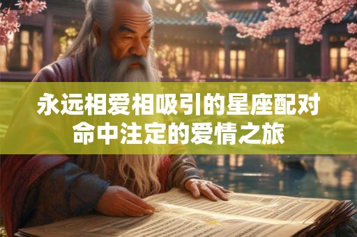 永远相爱相吸引的星座配对命中注定的爱情之旅