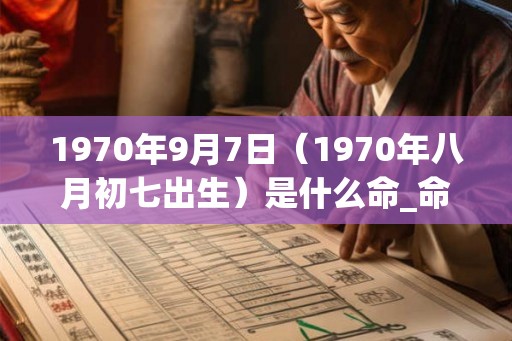 1970年9月7日(1970年八月初七出生)是什么命_命运如何 1970年9月7日(1970年八月初七出生)是什么命_命运如何