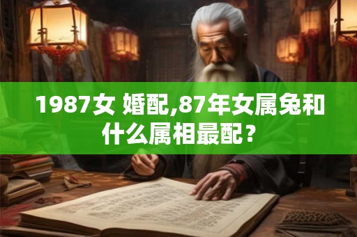 1987女 婚配,87年女属兔和什么属相最配？