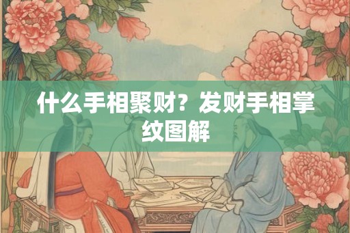 什么手相聚财？发财手相掌纹图解