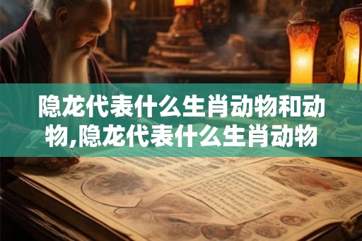 隐龙代表什么生肖动物和动物,隐龙代表什么生肖动物和动物图片