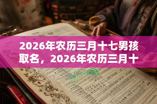 2026年农历三月十七男孩取名，2026年农历三月十七出生好吗？