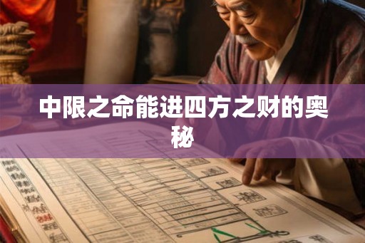 中限之命能进四方之财的奥秘