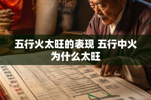 五行火太旺的表现 五行中火为什么太旺