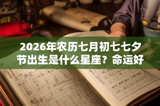 2026年农历七月初七七夕节出生是什么星座？命运好不好？